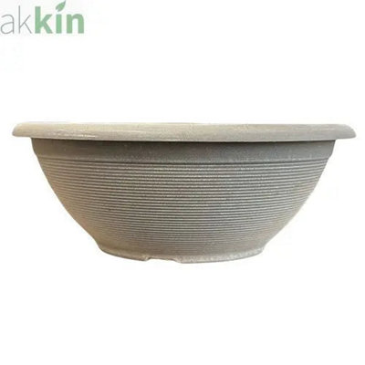 Helix Bowl 17"Powdered Beige Grey from B&Q