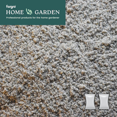 Fargro Home and Garden Fargro Melcourt Pack Of 2Professional Horticultural Silver Sand For Lawn Dressing And Soil Enrichment (2 X 20Kg Bags) from B&Q