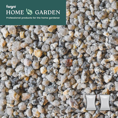 Fargro Home and Garden Fargro Melcourt Pack Of 2Horticultural Grit CoarseFor Improving Drainage In Heavy Soils And Pots20Kg from B&Q