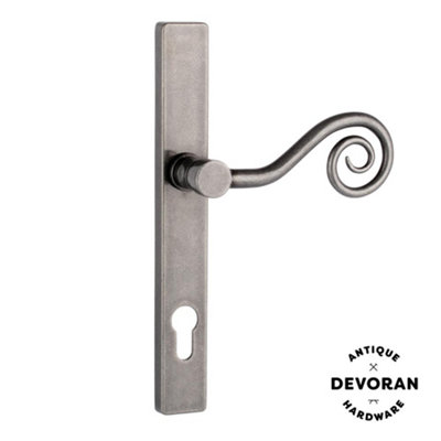 Devoran Monkey Tail Door HandlePewter (Right Hand)(Sold In Pairs) from B&Q