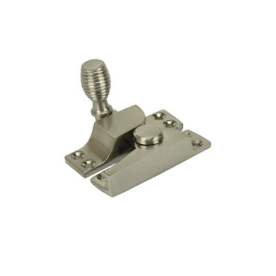 Sash Heritage Straight Arm Fastener Old Beehive Knob (Standard)Satin Nickel from B&Q