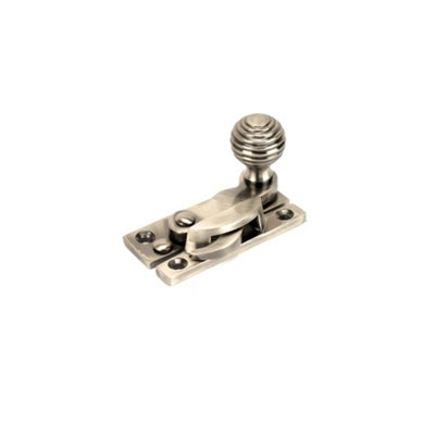 Sash Heritage Claw Fastener With Reeded Knob (Non-Locking)Antique Nickel