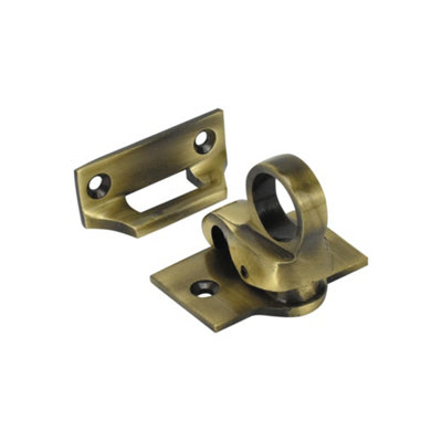 Sash Heritage Sash Eye (Locking)Antique Brass from B&Q