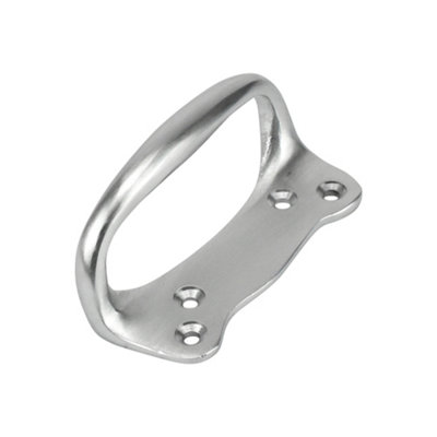 Sash Heritage Sash Handle Finger Lift (80mm)Satin Chrome from B&Q