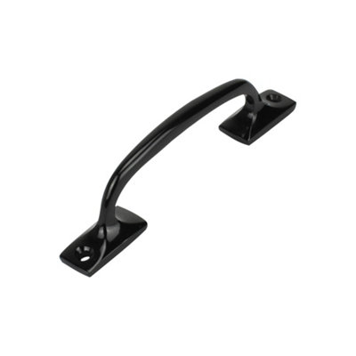 Sash Heritage Shaped Sash Handle (129mm)Black from B&Q