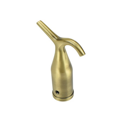 Sash Heritage Pole HookAntique Brass from B&Q