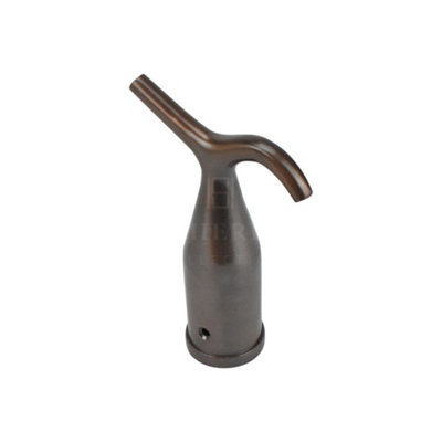 Sash Heritage Pole HookBronze from B&Q