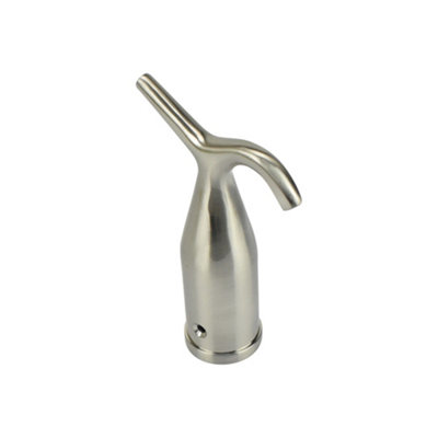 Sash Heritage Pole HookSatin Nickel from B&Q