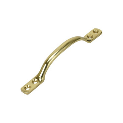 Sash Heritage Sash Handle 132mmPolished Brass from B&Q