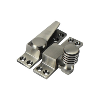 Sash Heritage Straight Arm Fastener With Beehive KnobAntique Nickel from B&Q