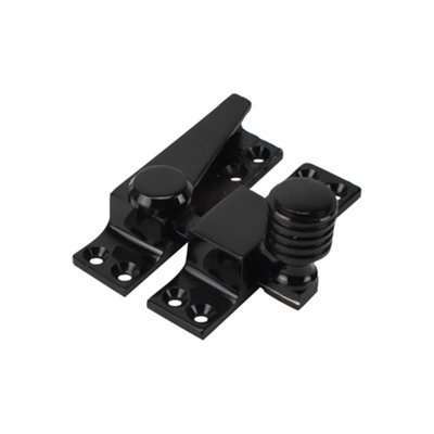 Sash Heritage Straight Arm Fastener With Beehive KnobBlack from B&Q