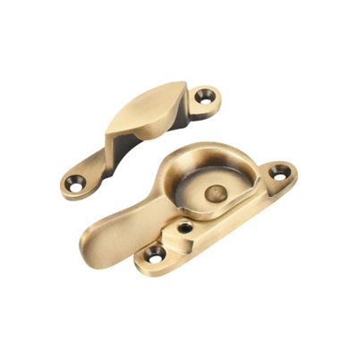 Sash Heritage Fitch Fastener (Locking)Antique Brass from B&Q