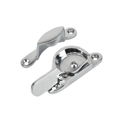 Sash Heritage Fitch Fastener (Locking)Polished Chrome from B&Q