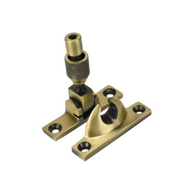Sash Heritage Brighton Fastener Narrow (Locking)Antique Brass from B&Q