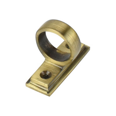Sash Heritage Sash Eye With Border (Square End)Antique Brass from B&Q