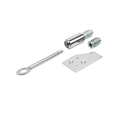Sash Window Stop (26mm)Polished Chrome from B&Q