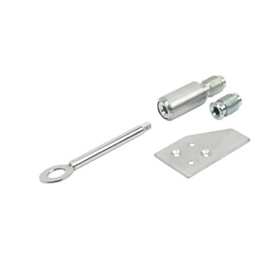 Sash Window Stop (26mm)Satin Chrome from B&Q