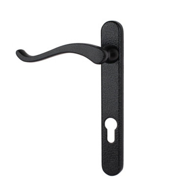 Timber Series Windsor Swan Door HandleBlack (Right Hand)(Sold In Pairs) from B&Q