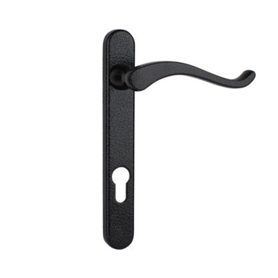 Timber Series Windsor Swan Door HandleBlack (Left Hand)(Sold In Pairs) from B&Q