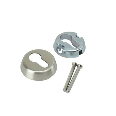 Sox Internal Security EscutcheonSatin Stainless Steel from B&Q
