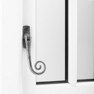 Devoran Monkey Tail Espag Window HandlePewter (Right-Hand) from B&Q