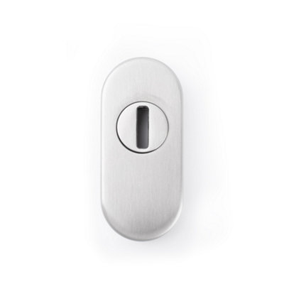 Sox Covered Oval Euro Escutcheon from B&Q