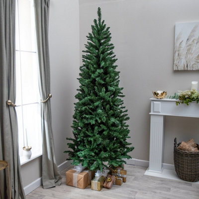 B&Q Wentworth Slim Artificial Christmas Tree 6Ft