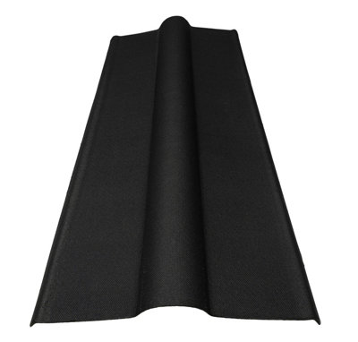 Onduline Ridge Black 1000mm X 420mm X 3mm Pack Of 2 from B&Q