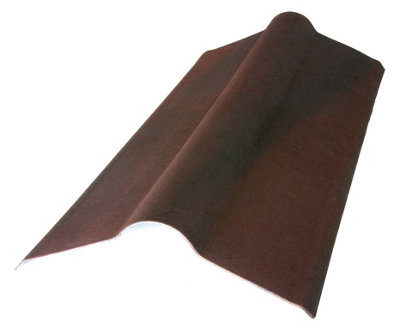 Onduline Ridge Red 1000mm X 420mm X 3mm Pack Of 3 from B&Q