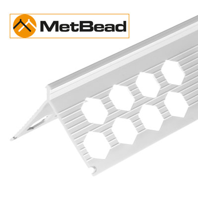 Metbead 6mm Pvc Angle Bead 2.5M Pack Of 100