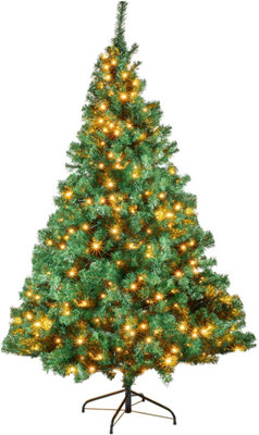 Sa Products 6Ft 300 Led Per Lit Christmas TreeChristmas Trees Alaskan Pine TipsChristmas Tree With Lights 8 Lighting Modes from B&Q