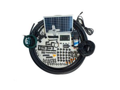 Harvst Watermate ProAutomatic Solar Powered Greenhouse And Polytunnel Watering With Pump For Water TankSuitable For Up To 40M2. from B&Q