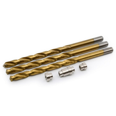 Rotur 10mm Pen Accessory Kit 9.89.9 & 10mm Drills With Bushing Kit from B&Q