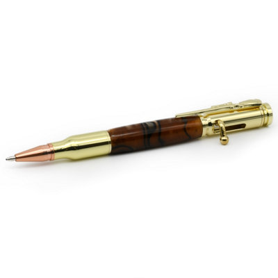 Rotur Bolt Action Pen Kit Gold & Copper Tip from B&Q