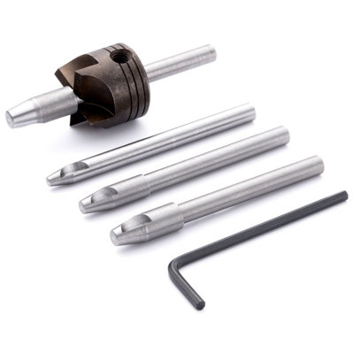 Rotur Pen Blank Trimming Tool Kit 78.59.5 & 10mm Shafts from B&Q