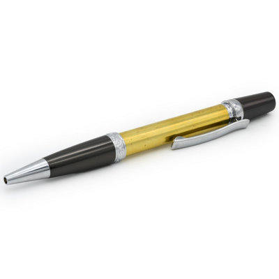 Rotur Elegant Beauty Chrome Gun Metal Pen from B&Q