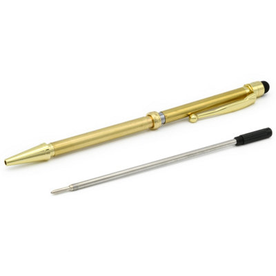 Rotur Standard Mech Ball End Clip Stylus 7mm Pen Kit Gold (5 Pack) from B&Q