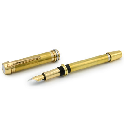 Rotur Large Jr. Gentleman Gold Fountain Pen Kit from B&Q