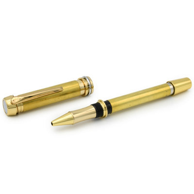 Rotur Large Jr. Gentleman Gold Rollerball Pen Kit from B&Q