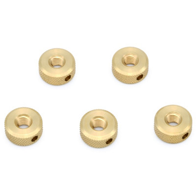 Rotur Pen Mandrel Spares5 X Brass Nuts from B&Q