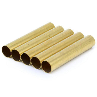 Rotur Brass Tubes For Elegant Beauty & Sierra Pens Pack Of 5 from B&Q