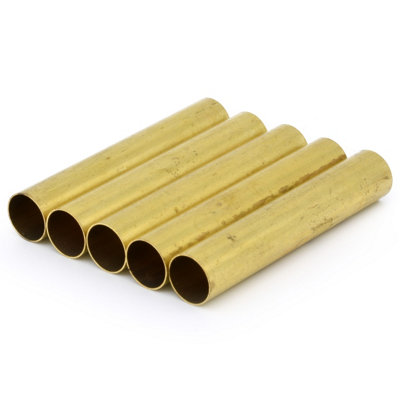 Rotur Brass Tubes For Twist Bullet Pen 5 Pack from B&Q