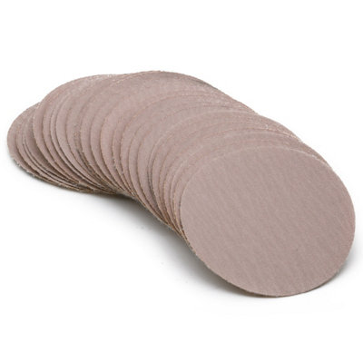 Rotur 50mm Velcro Backed Abrasive Discs 180 Grit Pk25 from B&Q