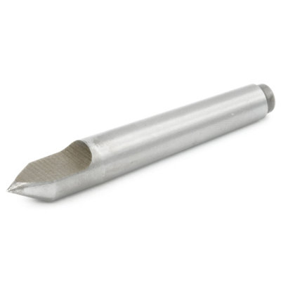 Rotur Halved Solid Centre 1MtMorse Taper Centre For Lathe from B&Q