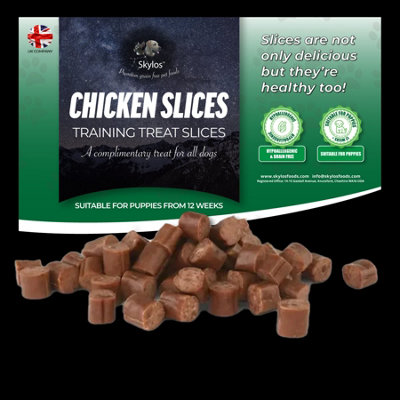 Chicken Training Treat Slices250G Pack from B&Q
