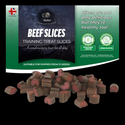 Beef Training Treat Slices1Kg Pack from B&Q