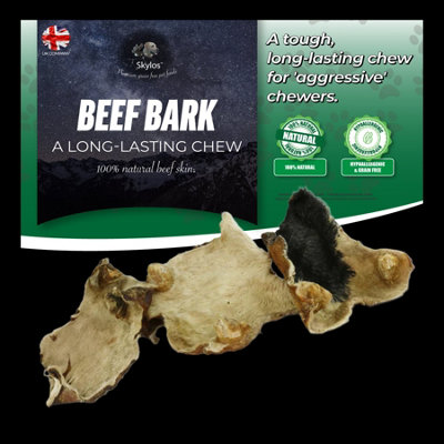 Beef Bark100% Natural Beef Skin3 Pieces from B&Q