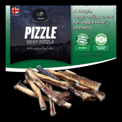 Beef Pizzle 15CmPack Of 4Long Lasting Chews from B&Q
