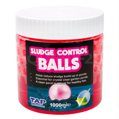 Tap Sludge Control Balls 1 Litre Tub Pond Water Treatment from B&Q