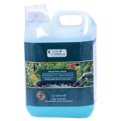 Garden Solutions Water Butt Treatment Clear Natural Prevent Algae Odour Free 2.5L from B&Q